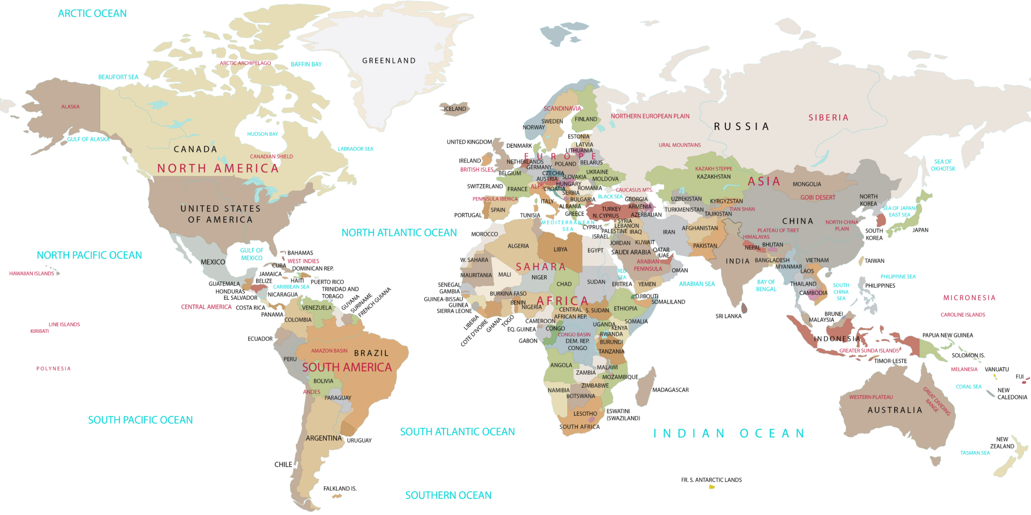 World Map - Global Maps