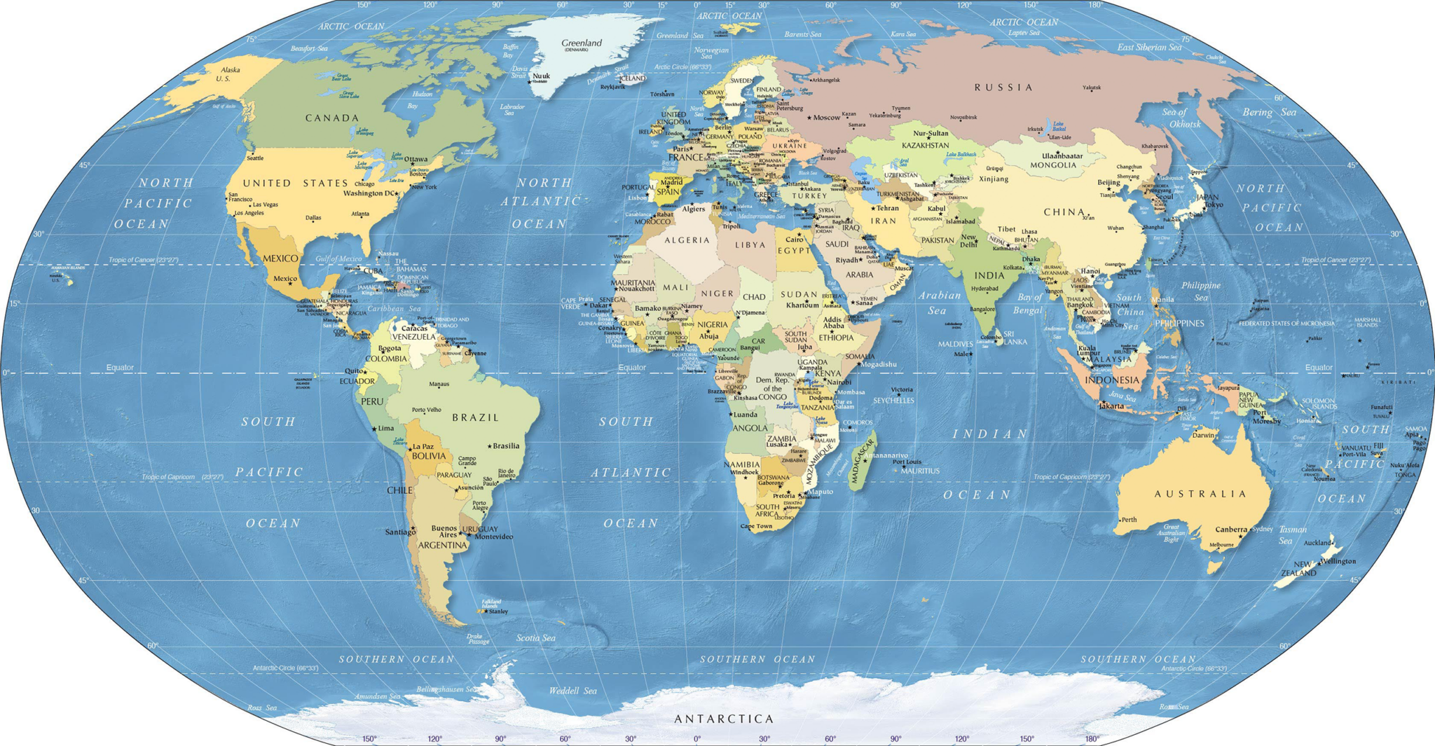 world map countries World Maps